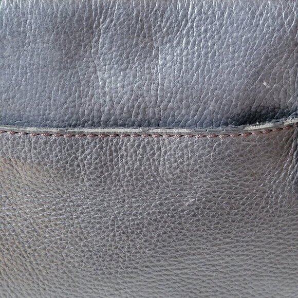 FOSSIL Black Leather Maddox XL Laptop Work Tote Shoulder Bag - Picture 6 of 13